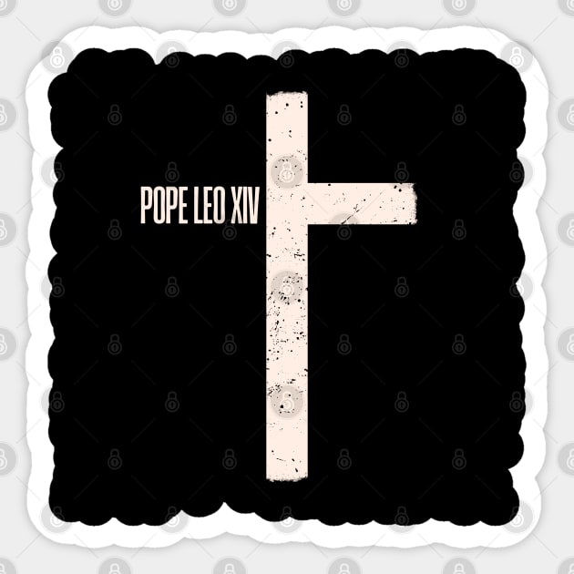 Pope-Leo-XIV Sticker by Creatifly Graphic Tees